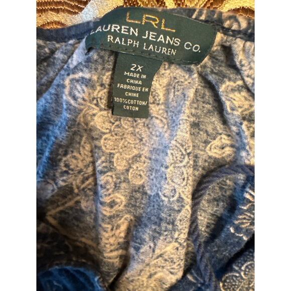 RALPH LAUREN LAUREN JEANS TOP size 2X - Picture 5 of 6